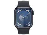 Apple Watch Series 9 (GPS) 45mm Aluminiumgehäuse mitternacht, Sportband mitternacht, M/L