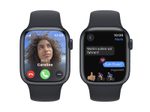 Apple Watch Series 9 (GPS) 45mm Aluminiumgehäuse mitternacht, Sportband mitternacht, M/L