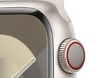 Apple Watch Series 9 (GPS + Cellular) 41mm Aluminiumgehäuse polarstern, Sportband polarstern, S/M