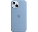 Apple Silikon Case mit MagSafe für Apple iPhone 15, winterblau