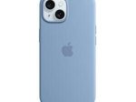 Apple Silikon Case mit MagSafe für Apple iPhone 15 Plus, winterblau