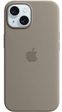 Apple Silikon Case mit MagSafe für Apple iPhone 15 Pro, tonbraun