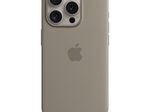 Apple Silikon Case mit MagSafe für Apple iPhone 15 Pro, tonbraun