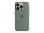 Apple Silikon Case mit MagSafe für Apple iPhone 15 Pro, Zypresse