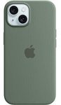 Apple Silikon Case mit MagSafe für Apple iPhone 15 Pro Max, Zypresse