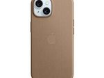 Apple Feingewebe Case mit MagSafe für Apple iPhone 15 Plus, tonbraun