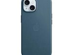 Apple Feingewebe Case mit MagSafe für Apple iPhone 15 Plus, pazifikblau