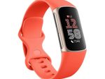 Fitbit Charge 6 Fitness Tracker, Coral/Champagne Gold