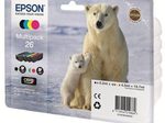 Epson Original 26 Eisbär Druckerpatronen 4er Multipack BK/C/M/Y (C13T26164010)