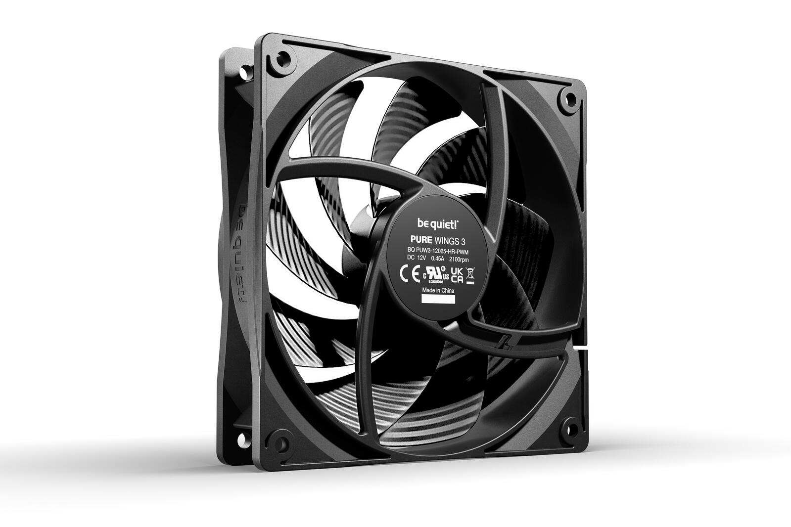 be quiet Lüfter Pure Wings 3 120mm PWM High-Speed schwarz