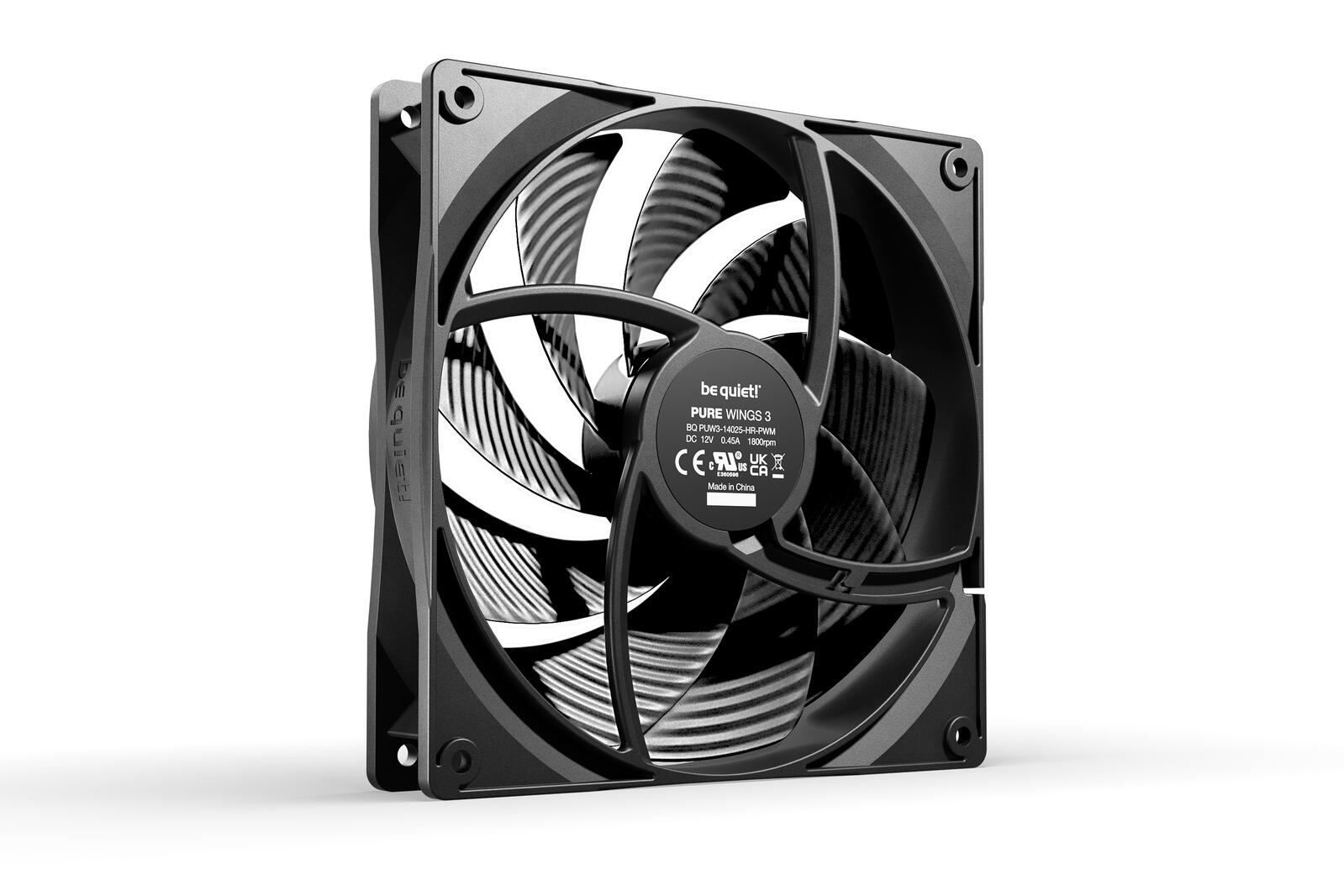 be quiet Lüfter Pure Wings 3 140mm PWM High-Speed schwarz