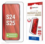 DISPLEX Premium Panzerglas (Full Cover, 10H) für Samsung Galaxy S24/S25
