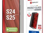 DISPLEX Privacy Full Cover Panzerglas (10H) für Samsung Galaxy S24/S25