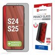 DISPLEX Privacy Full Cover Panzerglas (10H) für Samsung Galaxy S24/S25