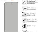 DISPLEX Privacy Full Cover Panzerglas (10H) für Samsung Galaxy S24/S25