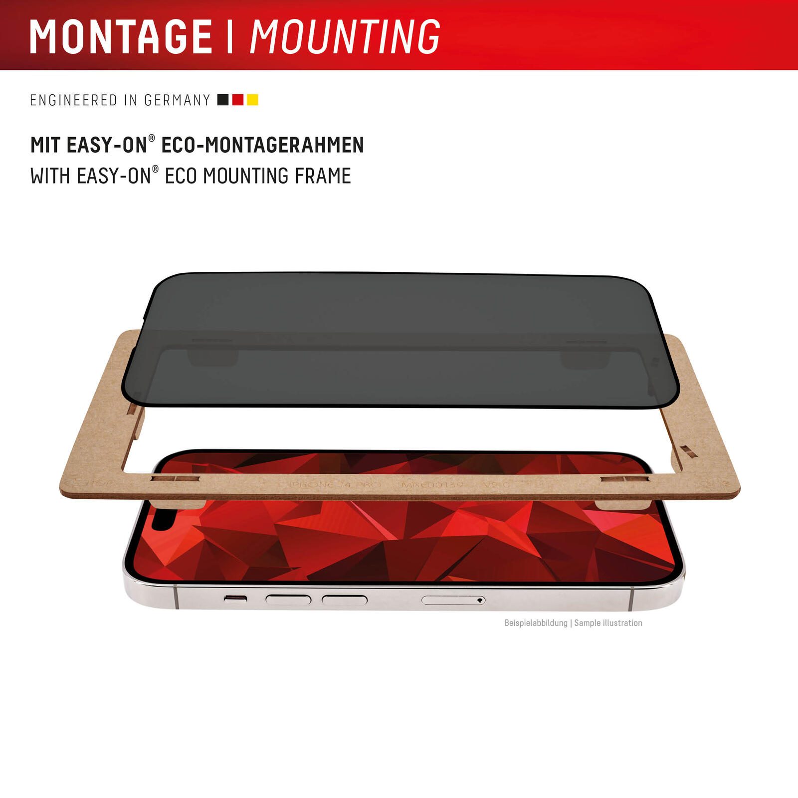 DISPLEX Privacy Full Cover Panzerglas (10H) für Samsung Galaxy S24/S25