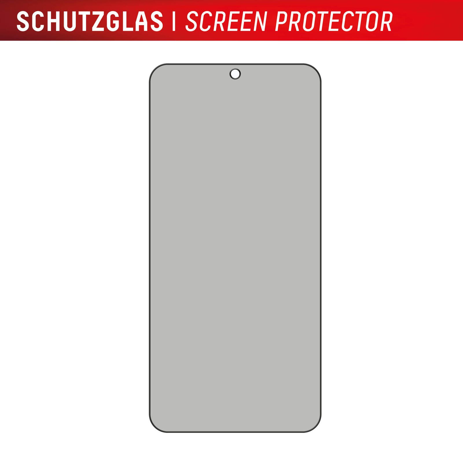 DISPLEX Privacy Full Cover Panzerglas (10H) für Samsung Galaxy S24/S25