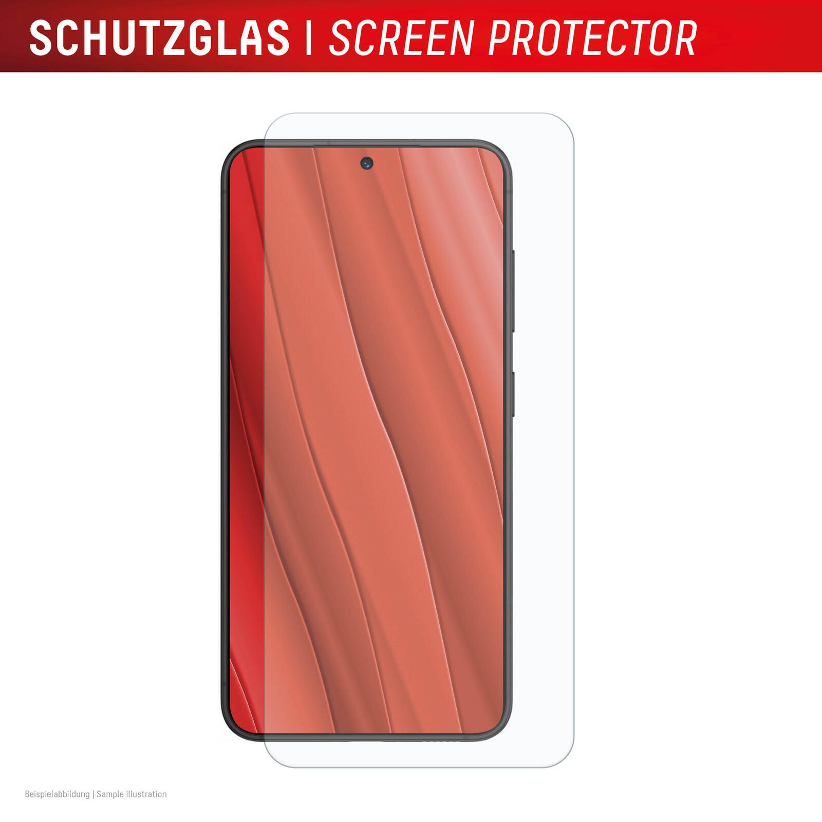 DISPLEX Panzerglas (10H) + Schutzhülle für Samsung Galaxy S24/S25