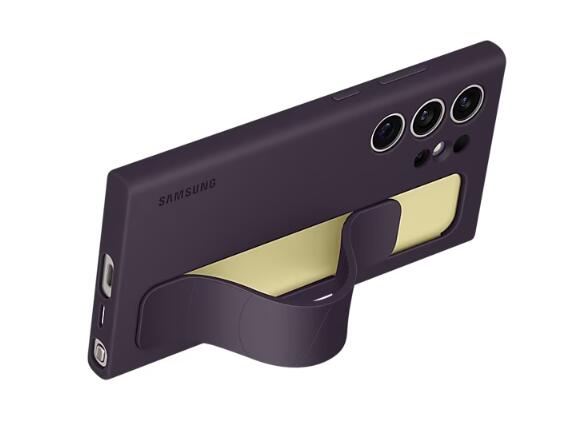 Samsung Standing Grip Case für das Galaxy S24 Ultra (Dark Violet)