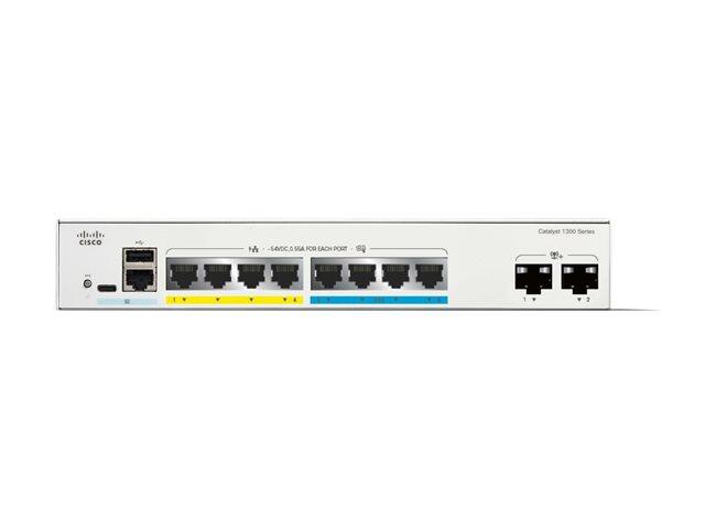 Cisco Catalyst 1300-8MGP-2X Switch L3 managed 8x 10GbE + 2x 10GbE SFP+