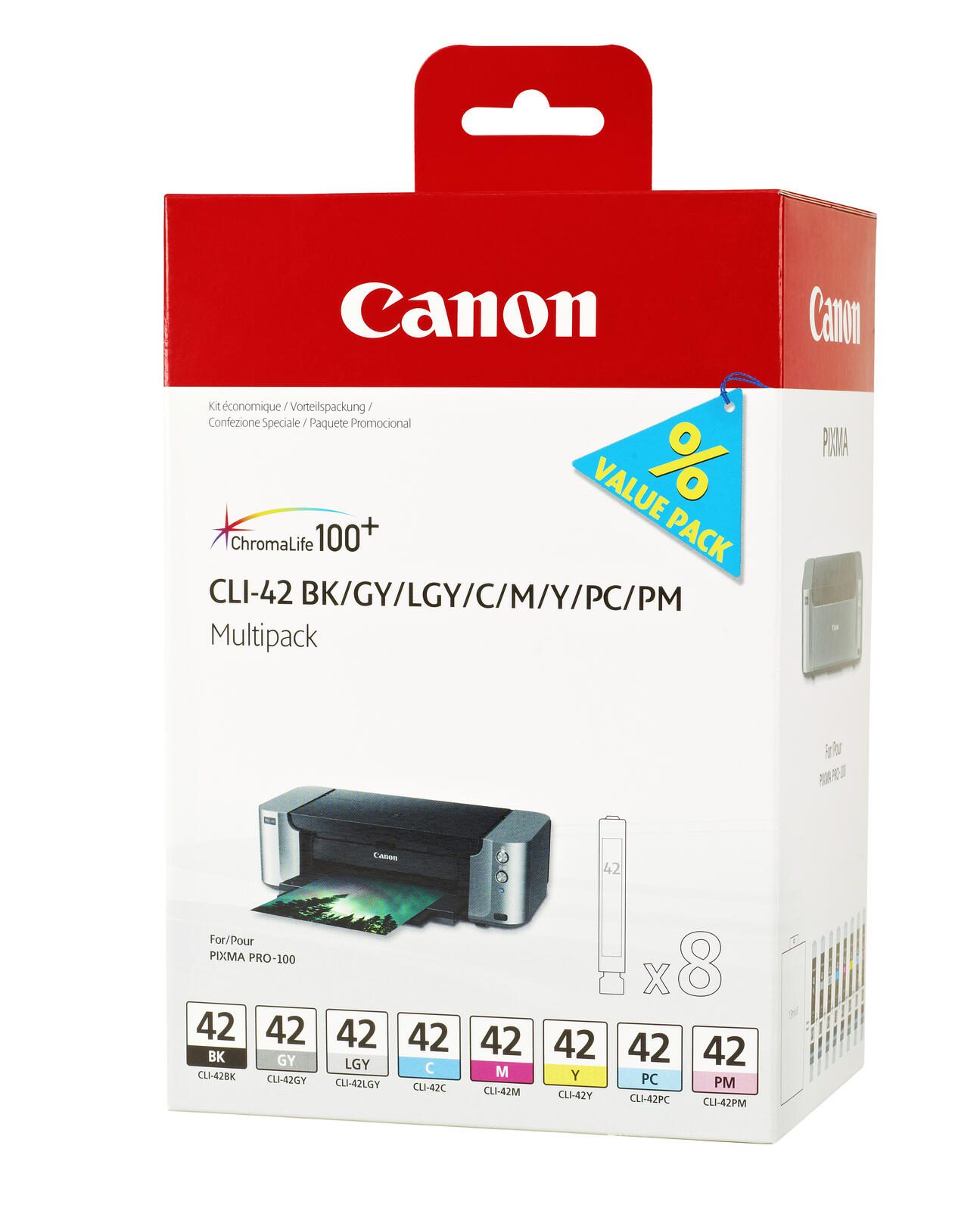 Canon Original CLI-42 Druckerpatronen 8er-Multipack