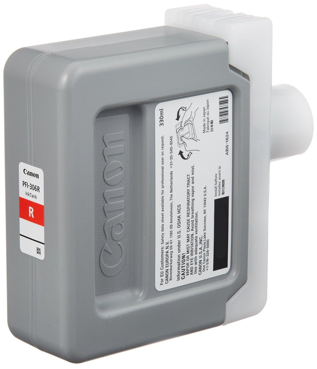 Canon Original PFI-306R Druckerpatrone - rot 330ml