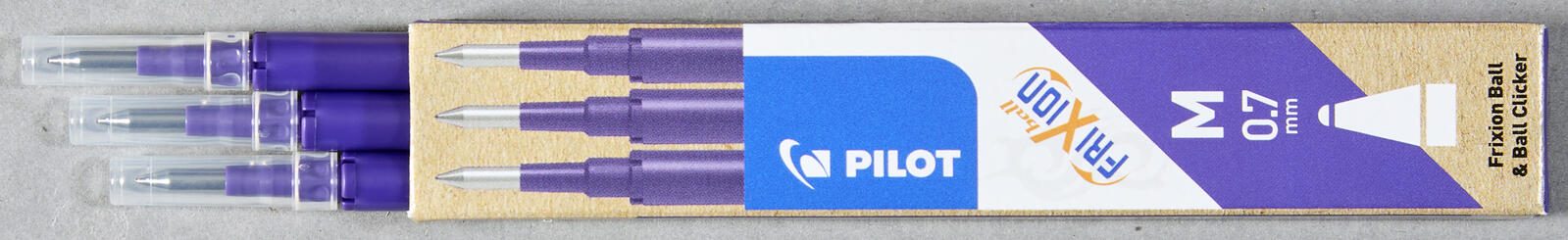 PILOT FRIXION Tintenrollerminen violett - 3 Stück