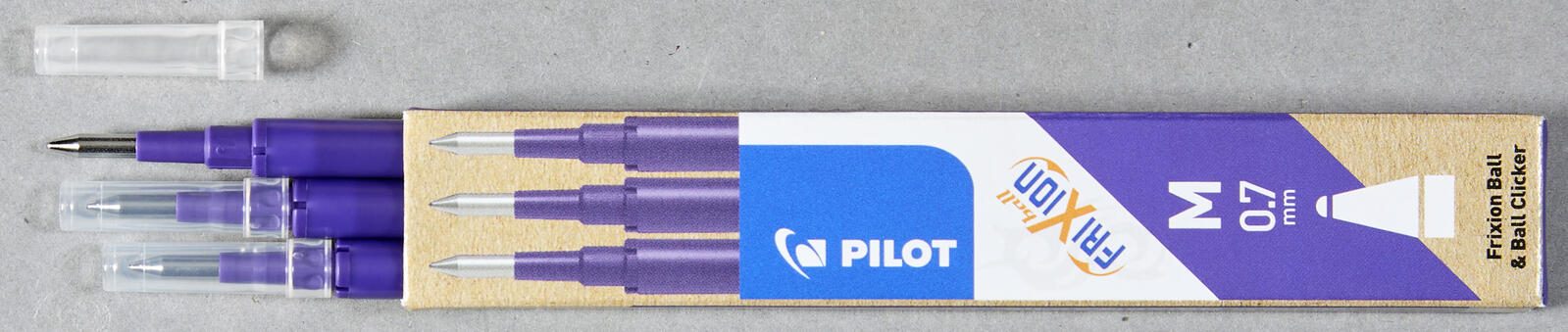 PILOT FRIXION Tintenrollerminen violett - 3 Stück