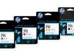 HP Original 711 Druckerpatronen - 4er Multipack (CZ130A, CZ131A, CZ132A, CZ129A)