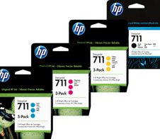 HP Original 711 Druckerpatronen - 10er Multipack (CZ134A, CZ135A, CZ136A, CZ133A)