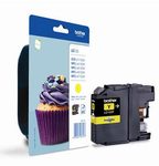 Brother Original LC-123Y Druckerpatrone gelb 600 Seiten (LC123Y)