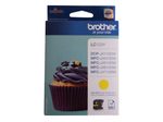 Brother Original LC-123Y Druckerpatrone gelb 600 Seiten (LC123Y)