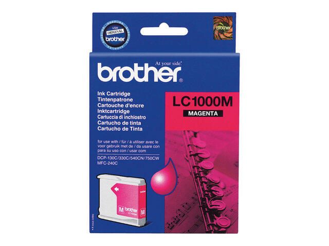 Brother Original LC-1000M Druckerpatrone magenta 400 Seiten (LC1000M)