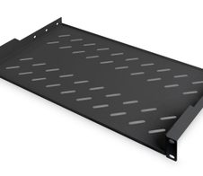 Digitus Fachboden 19"-Schränke festeinbau ab 400mm Tiefe bis 15kg 1HE RAL9005 schwarz (DN-19 TRAY-1-SW)