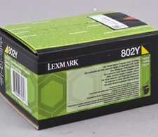 Lexmark Original 802Y Toner gelb 1.000 Seiten (80C20Y0) für CX310n/dn, CX410e/de/dte, CX510de/the/dhe