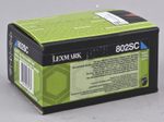 Lexmark Original 802SC Toner cyan 2.000 Seiten (80C2SC0) für CX310n/dn, CX410e/de/dte, CX510de/dhe/dthe