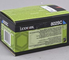 Lexmark Original 802SC Toner cyan 2.000 Seiten (80C2SC0) für CX310n/dn, CX410e/de/dte, CX510de/dhe/dthe