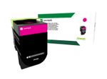 Lexmark Original 802SM Toner magenta 2.000 Seiten (80C2SM0) für CX310n/dn, CX410e/de/dte, CX510de/dhe/dthe