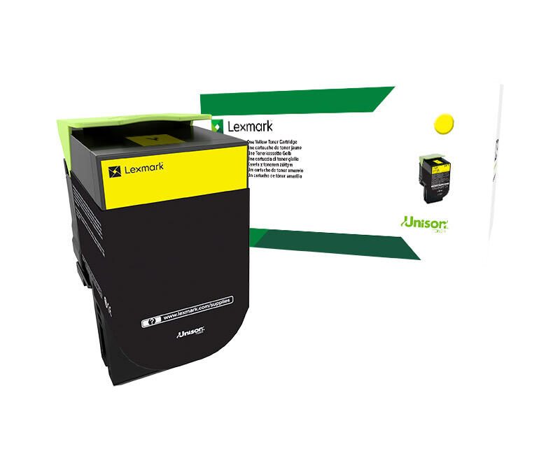 Lexmark Original 802SY Toner gelb 2.000 Seiten (80C2SY0) fürCX310n/dn, CX410e/de/dte, CX510de/dhe/dthe