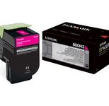 Lexmark Original Toner Standard Variante - CX410 magenta 3.000 Seiten (80C0H30)