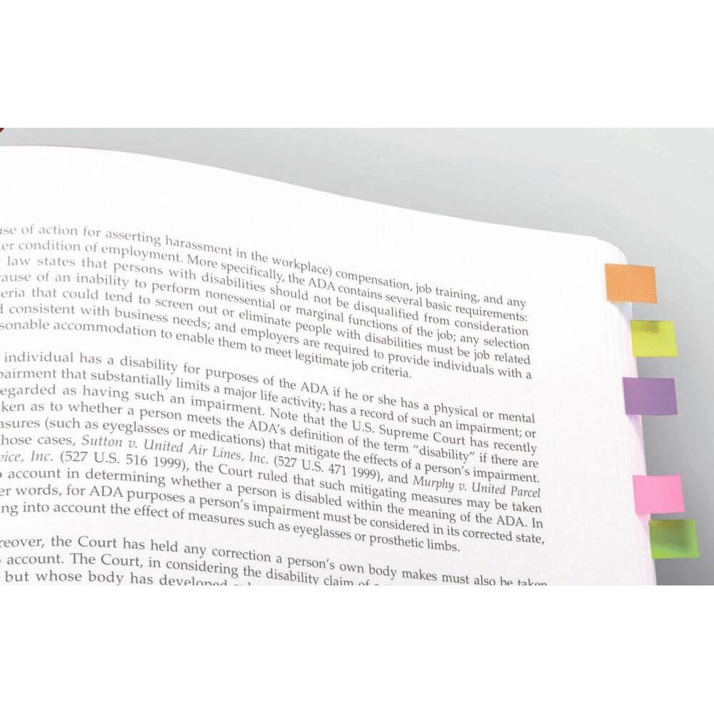 Post-it Notes Markers Haftmarker farbsortiert - 5x 100 Streifen