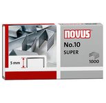 novus Heftklammern No. 10 SUPER 5 mm - 1.000 Stück