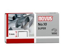 novus Heftklammern No. 10 SUPER 5 mm - 1.000 Stück