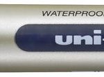 uni-ball eye fine UB-157 Tintenroller silber 0,4 mm Schreibfarbe blau - 12 Stück