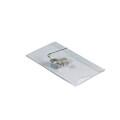 DURABLE Namensschilder mit Kombiklemme 9,0 x 5,4 cm - 50 Stück