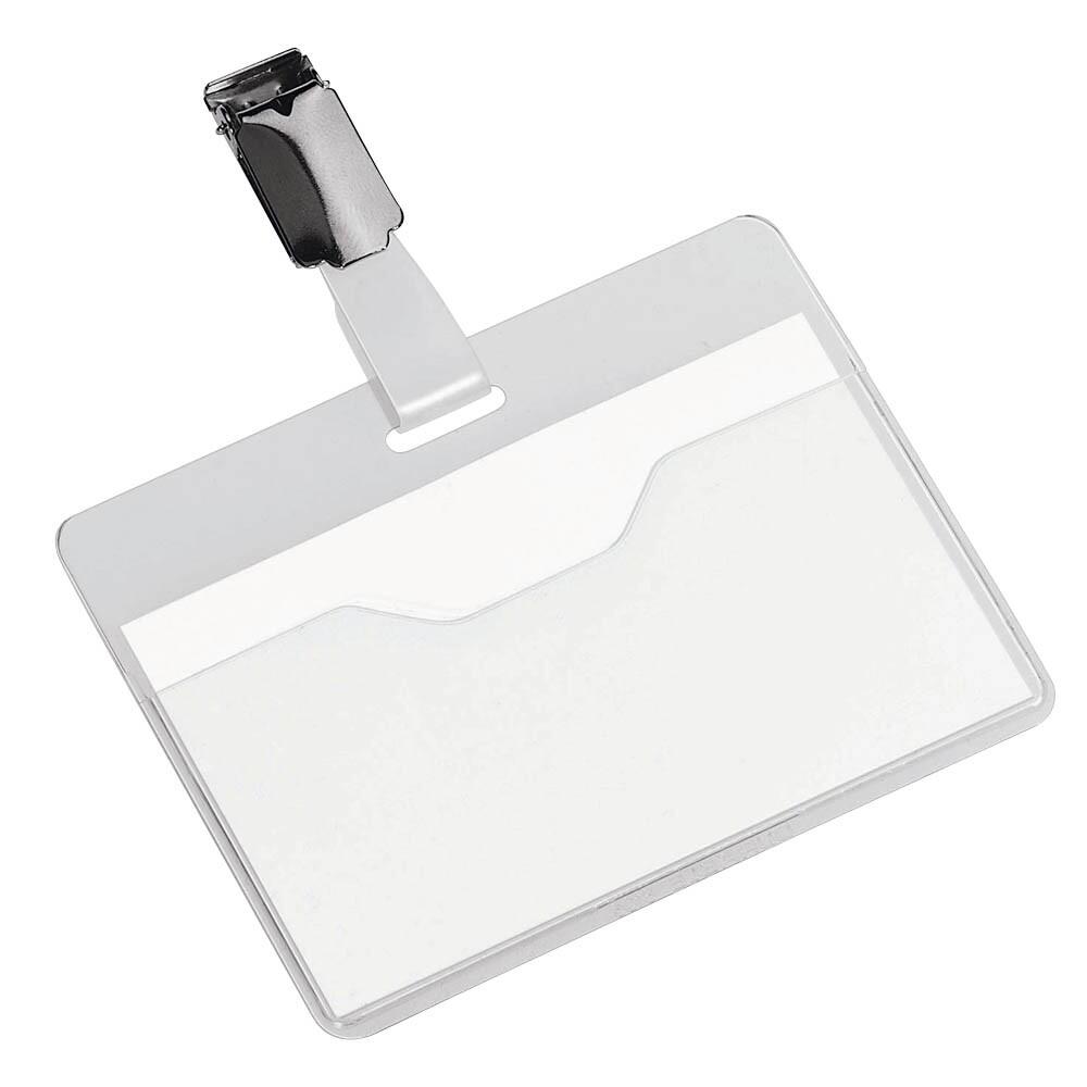 DURABLE Namensschilder mit Clip 9,0 x 6,0 cm - 25 Stück