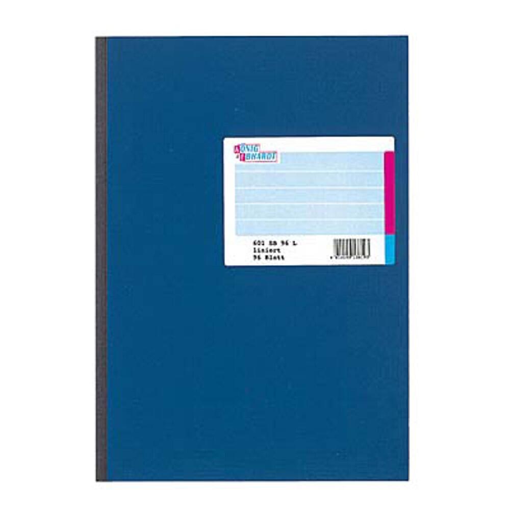 KÖNIG & EBHARDT Geschäftsbuch DIN A4 liniert, blau Softcover - 192 Seiten