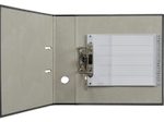 LEITZ Ordnerregister 1262 Halbformat, Überbreite A-Z grau 20-teilig, - 1 Satz