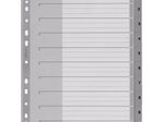 LEITZ Ordnerregister 1280 Vollformat, Überbreite 1-10 - grau