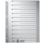 LEITZ Trennblätter 1652 1-0 grau - 100 Stück